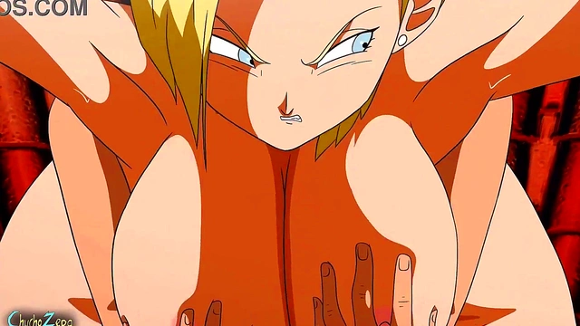 Dragon Ball Android 18 Gets Horny Hentai Action With Her Lover