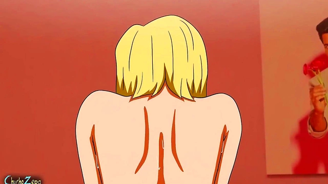 Dragon Ball Android 18 Gets Horny Hentai Action With Her Lover