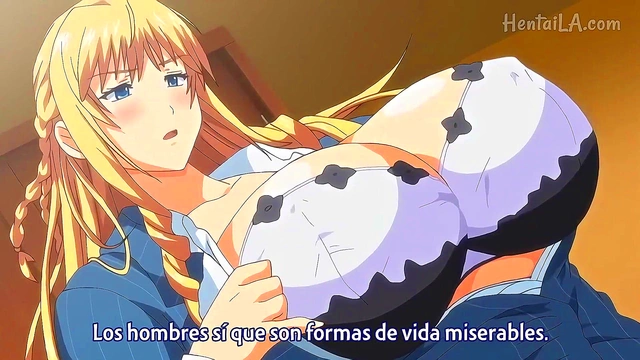 Busty Anime MILF Gets Pounded Hard for Big-Tit Orgasm Sub Español Thrills