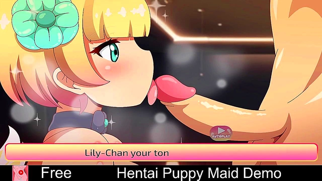 Succubus Anime Game Seducing Player for Erotic Visual Novel Puzzle Fun