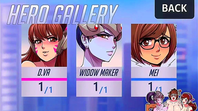 Hairy OverWatch Hero Gets Vaginal Creampie In Hardcore Hentai Action