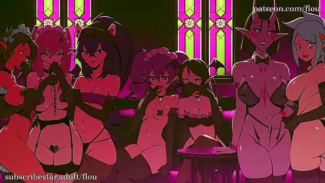 Darkness Konosuba Yuri Lesbian Anal Sex With Toys & PawG Orgasms for Anime Fans