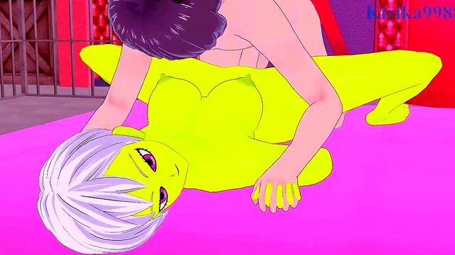 Dragon Ball Cheelai's Intense Anime Sex Adventure With Big Boobies & Creamy Finish