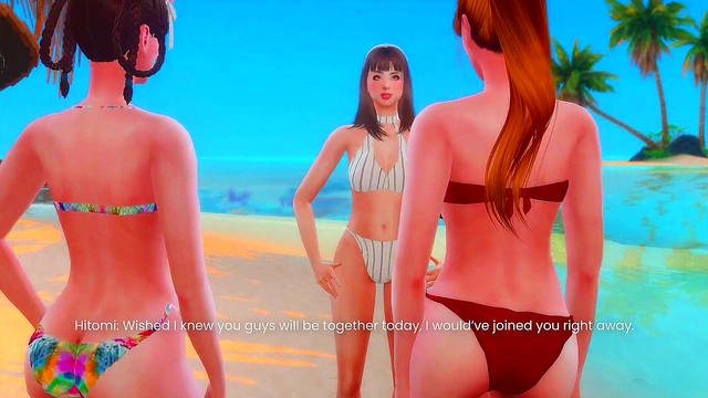 Sizzling DOA Ayane Sapphic Love Story Simlish DZIRE's Steamy Machinima Action