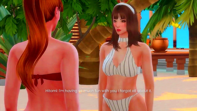 Sizzling DOA Ayane Sapphic Love Story Simlish DZIRE's Steamy Machinima Action