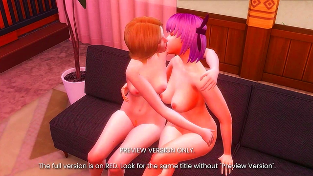 Sizzling DOA Ayane Sapphic Love Story Simlish DZIRE's Steamy Machinima Action