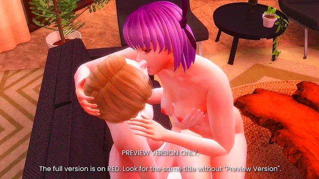 Sizzling DOA Ayane Sapphic Love Story Simlish DZIRE's Steamy Machinima Action