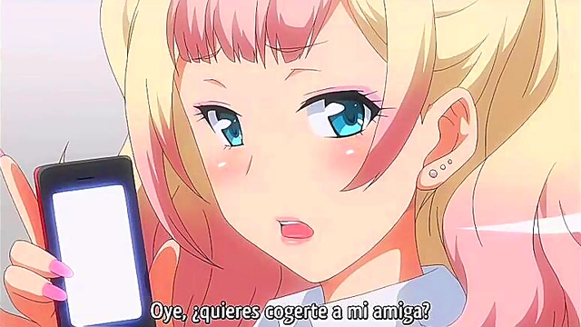 Big-Breasted Blonde in Hentai Gives Hot Blowjob & Gets Ass Fucked