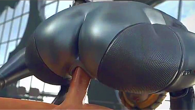 Sexy 3D Teen With Big Boobs Gives Blowjob Then Gets Fucked Doggy Style & Creampie Anal Sex