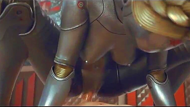 Sexy 3D Teen With Big Boobs Gives Blowjob Then Gets Fucked Doggy Style & Creampie Anal Sex