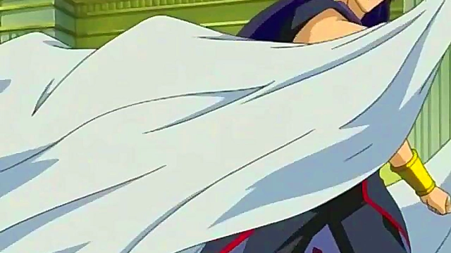 Blonde Anime Princess Gets Gangbanged for Double Penetration Orgy