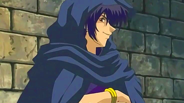 Blonde Anime Princess Gets Gangbanged for Double Penetration Orgy