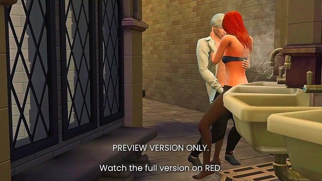 Naughty Sims Sex Ginny's Vengeful 3D Anime Fuck for Intense Orgasms