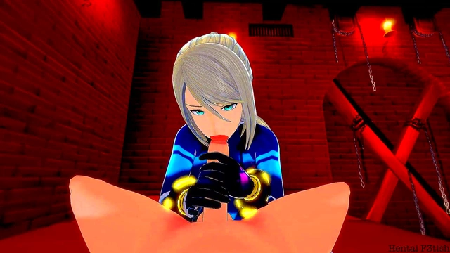 Blonde Samus Gets Fucked Hard With Big Dick In 3D Metroid Hentai Orgasm Scene