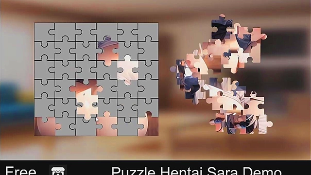 Cute Anime Sarah Puzzles Her Way To Erotic Pleasure With Cock Indulgence