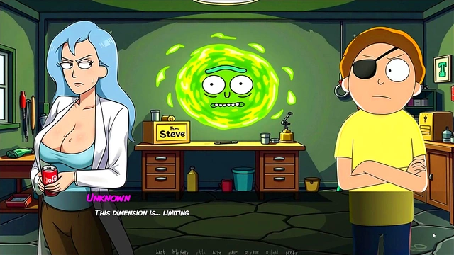 S ky Succubus Tempts Evil Morty for Giant Cock Cremes & Busty Orgasms Playthrough