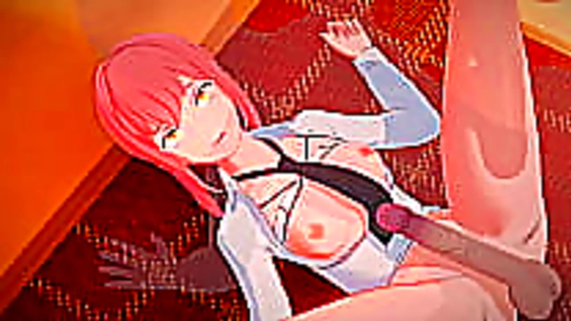 Hot Anime Babe Miss Makima Moans for Pussy-Fucking Orgasm Hardcore