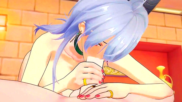 Busty Anime Secretary Gets Anal Filled With Boss's Huge Cumshot