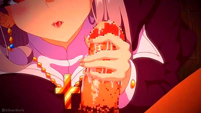 Sexy Nun Gives Intense Blowjob for Passionate Orgasm Adventure