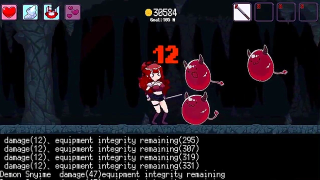 Cute Brunette Enjoys Intense Sex With Enemies in Erotic Anime Game