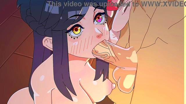 Steaming Mina Gets Hardcore Anime Sex With Aedan Over Lunch Break Action