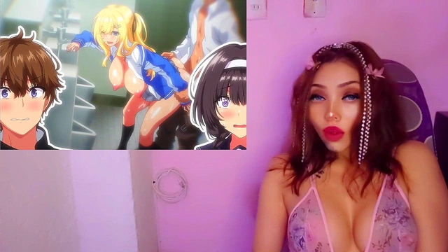 Naive Otakus Surrender To Teacher's Giant Tits & First Anal Orgy Cremes