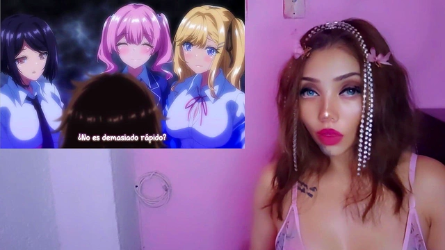 Naive Otakus Surrender To Teacher's Giant Tits & First Anal Orgy Cremes