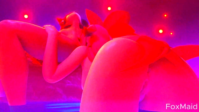 Horny Big-Ass Lesbians Enjoy Wet Pussy HardSex With Slime