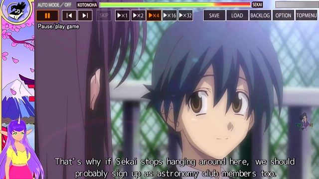 Horny V-Tuber Brunette Sucks Dick for School Days Anime Orgasm