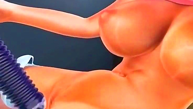 Seductive MILF Anime Character Uses Dildo Solo for Intense Orgasm Fantasies