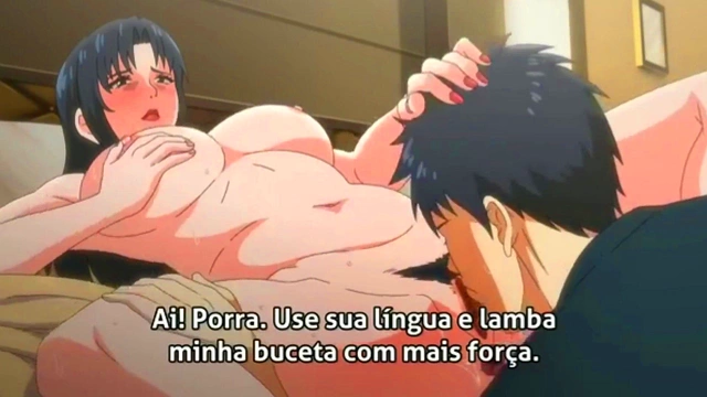 Seductive MILF Sucks Dick & Gets Pounded Hard for Hot Anime Creampie Finish