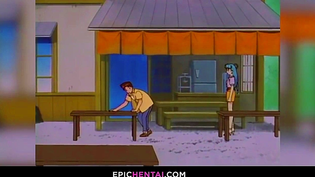 Virgin Mahoko's First Time Wet Pussy Licked by Huge-Tits Guy in Anime XXX Fantasy