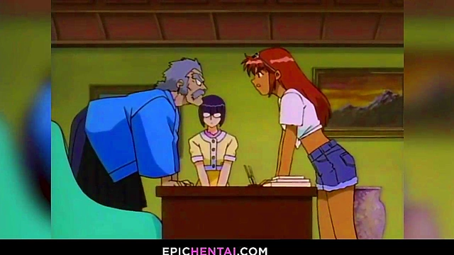 Virgin Mahoko's First Time Wet Pussy Licked by Huge-Tits Guy in Anime XXX Fantasy