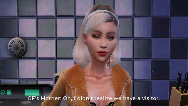 Wicked Whims 3D Sex Game Hot Milf Stepsister Gets Fucked Passionately in Their Kitchen