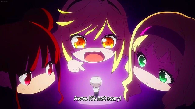 Huge-Titted Anime Babe Gets Sucked Into Uncensored College Orgy for Hardcore Sex Fest