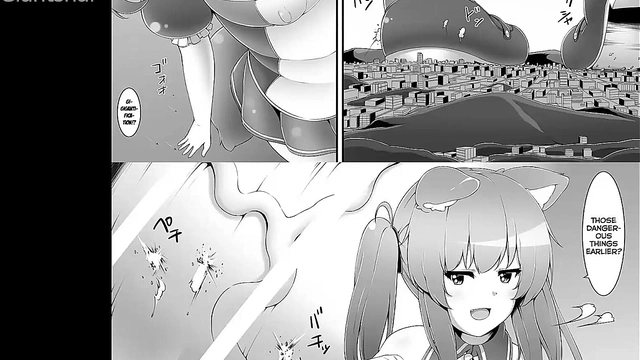 Huge Giantess Futanari Babe Crushes Guy While Fucking Him Roughly With Her Big Dick