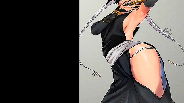 Hot Bleach Anime Scene Features Sultry Girl Giving Intense Blowjob & Sex