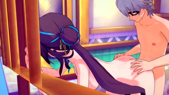 Busty Ruan Mei Experiments With Cock for Science in Honkai Star Rail Anime Blowjob