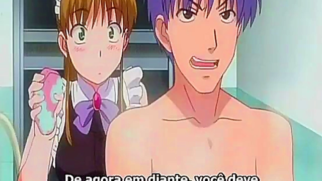 Seductive Anime Maid Gives Blowjob Then Gets Fucked Hard for Hardcore Orgasmic Release