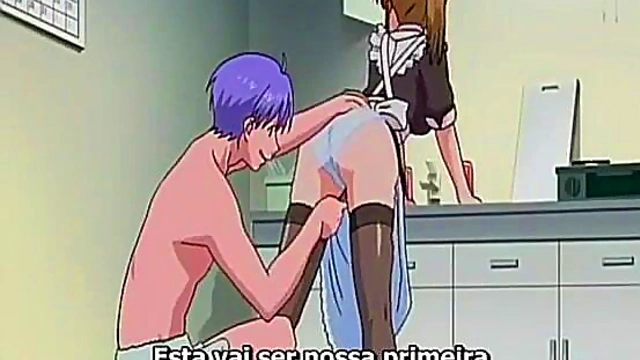 Seductive Anime Maid Gives Blowjob Then Gets Fucked Hard for Hardcore Orgasmic Release