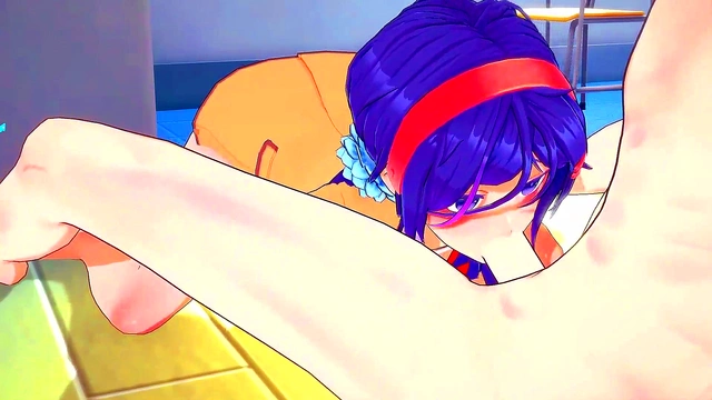 Busty Anime Chick Gets Drenched in Huge 3D Cumshot Creampie Anal Filling