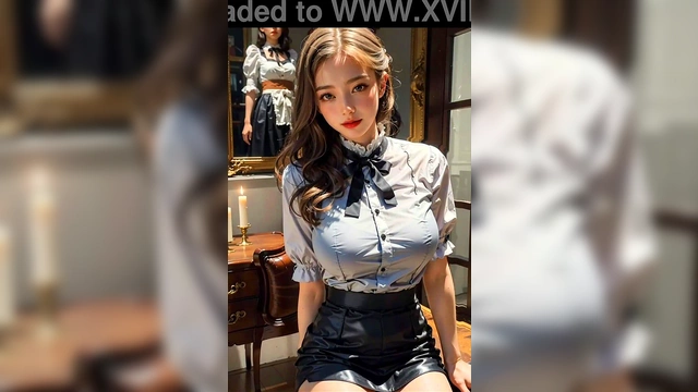 Asian Model's Solo Masturbation Fantasy in Public 3D Anime Teen Pussy Blowjob Orgasm