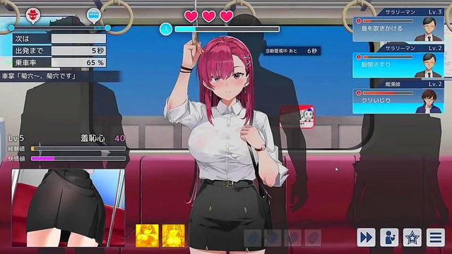 Seductive Schoolgirl Seduces Player for Naughty Pleasure in Anime Sex Game