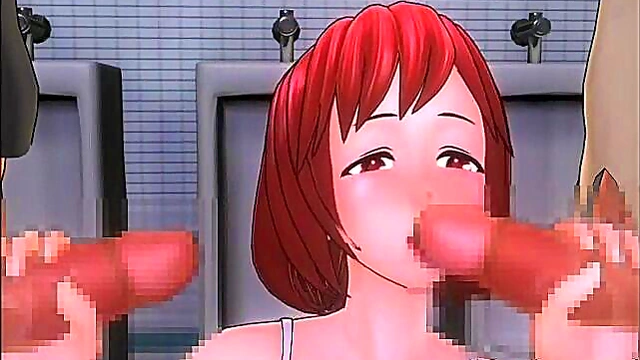 Horny 3D Anime Wife Enjoys Wild Group Sex With Cocks Everywhere