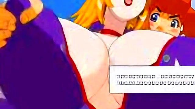 Super-Breasted Hentai Babe Crushes Dick With Her Cleavage & Ass S s