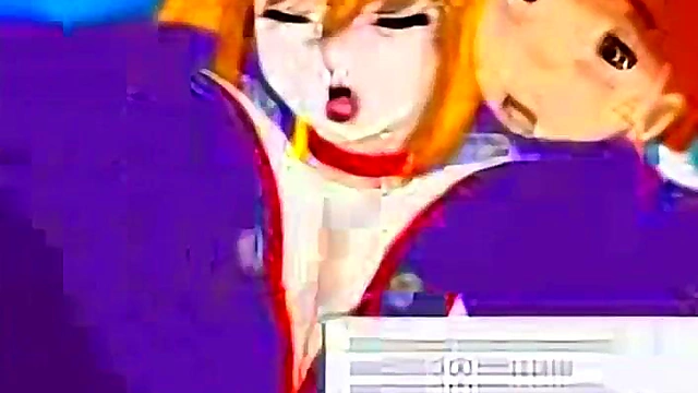 Super-Breasted Hentai Babe Crushes Dick With Her Cleavage & Ass S s