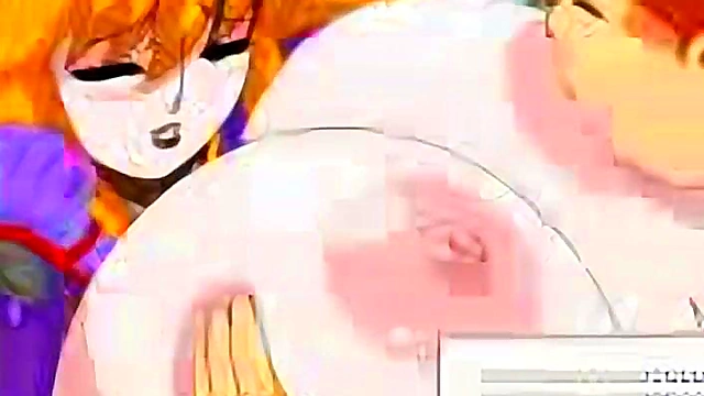 Super-Breasted Hentai Babe Crushes Dick With Her Cleavage & Ass S s