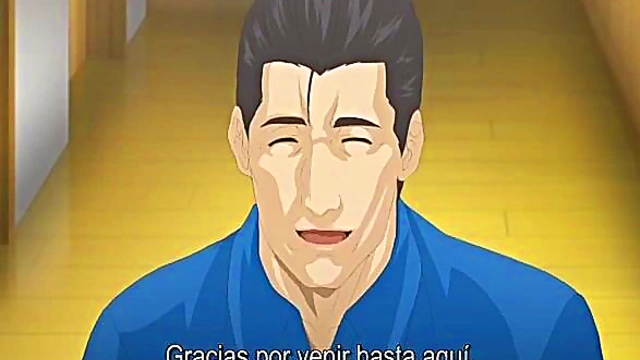 Hungry MILF With Big Ass Sucks Dick Deeply for Hardcore Hentai Boobs Orgasm