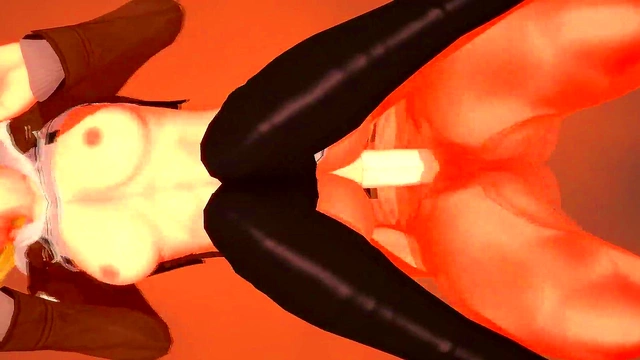 Annie Leonhart Fucks with Titan for Handjob & Cumshot Sex Scene