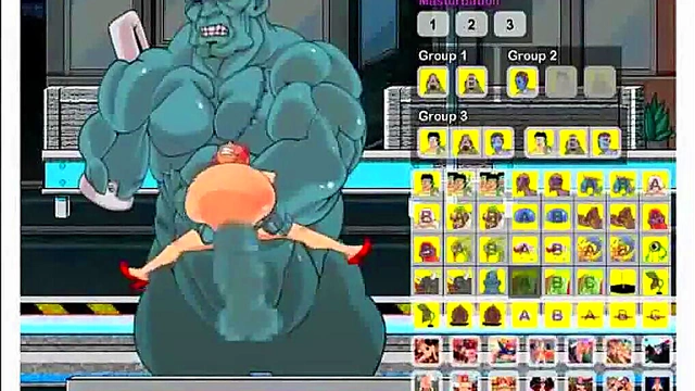 Petite Anime Waifu Gets Gangbanged for Group Orgy Threesome Blowjob Fun